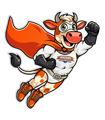 Immediate Movers - Cow Logo